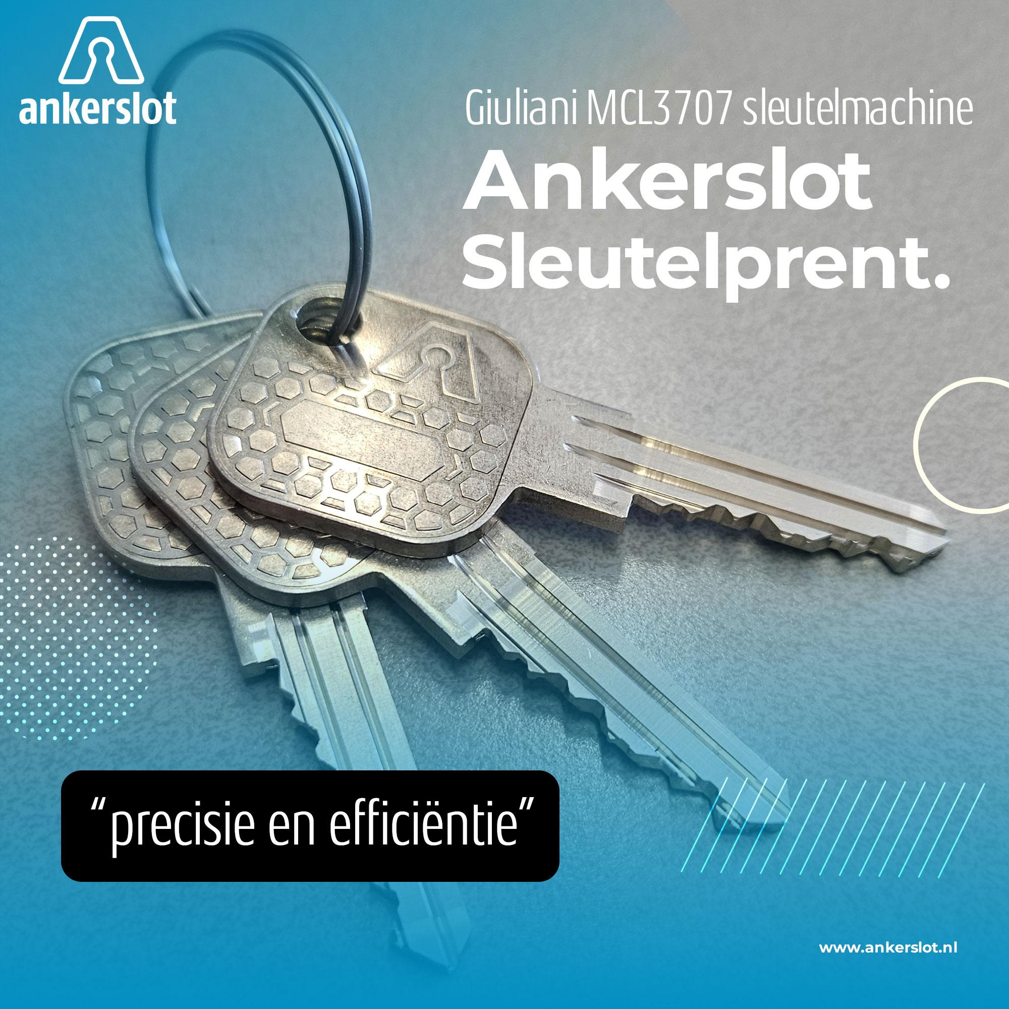 Ankerslot Sleutelprent